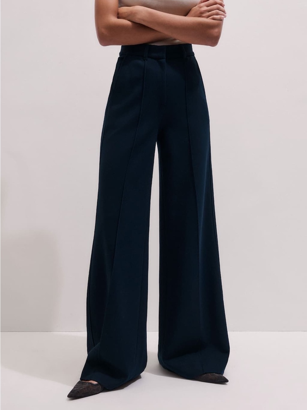 ME+EM Luxe Travel Tailoring Man Pant Navy NWT US 4R